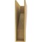 Ekena Millwork 9"W x 36"D x 36"H Thin Clemmons Rough Cedar Woodgrain TimberThane Corbel, Primed Tan CORUR09X36X36CLERCPR - alternate 2
